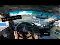 BMW E36 Street Drift ft. Camaro *POV*