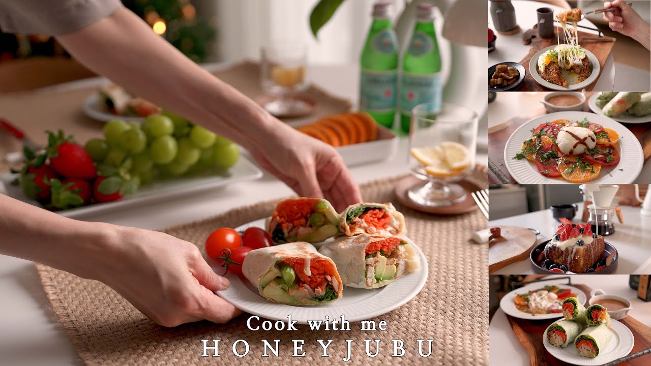 채소 듬뿍! 초간단 집밥 5가지 | 흔한 재료로 쉽고 맛있게 냉장고 속 재료로 만들기 | Cook with me