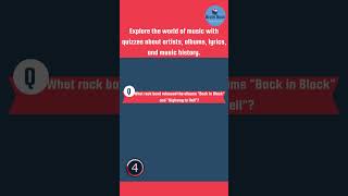 What rock band released the albums "Back in Black" and "Highway to Hell"? #shorts #musichistory