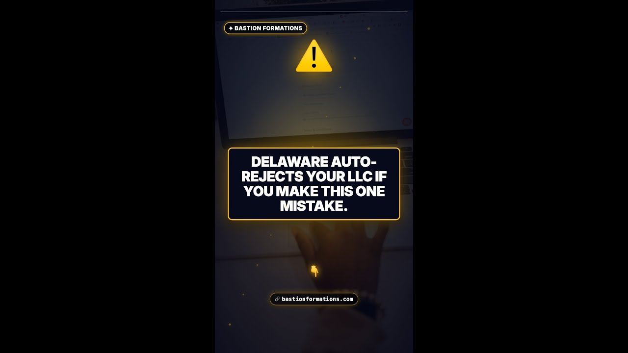 Delaware Rejects Most LLC Filings Because of This