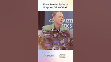 From Routine Tasks to Purpose-Driven Work #shorts