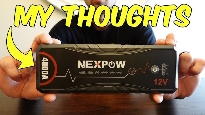 NEXPOW Q11 4000A Jump Starter Review 