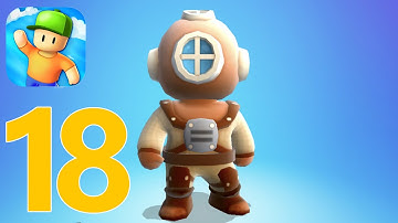 Stumble guys - Gameplay Walkthrough Part 18 - Deep Diver (iOS, Android)