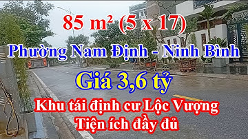 Tập 465: Lô đất đẹp khu tái định cư Lộc Vượng, hạ tầng hoàn thiện, tiện ích đủ đầy, vị trí đáng sống