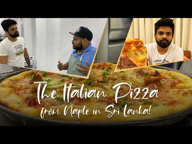 The Italian Pizza from Naple in Sri Lanka | Carlo's Pizza | Colombo | Food Review! #pizza #food class=