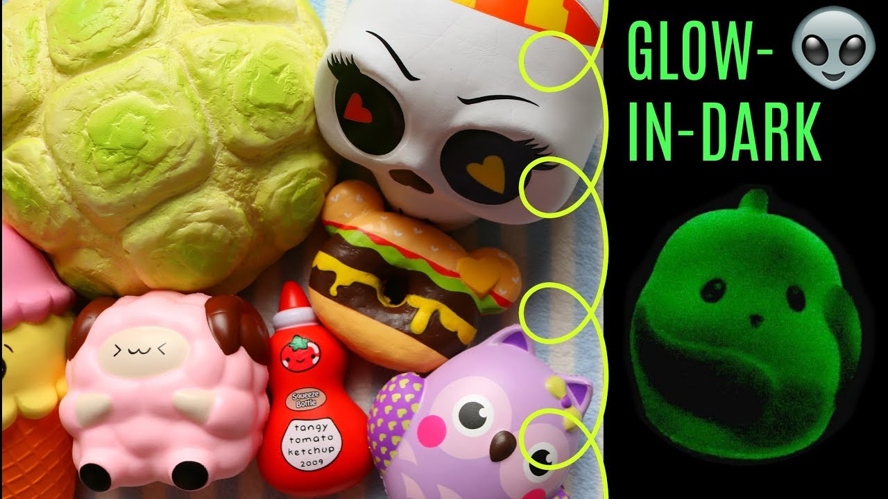 Glow in the Dark Squishy Package from JennaLynSquishies! YouTube