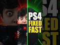 PS4 Won’t Turn On? Fix It FAST #shorts #shortvideo
