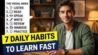 🔥 The 7 Daily Habits of People Who Learn English FAST (Do This Every Day!)