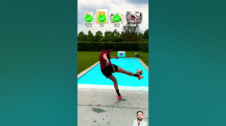 FOOTBALL WITH PLAY BUTTONS#roadto100million⏹️❤️