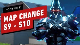 Fortnite Season 9 Map Vs Season 10 Map Comparison