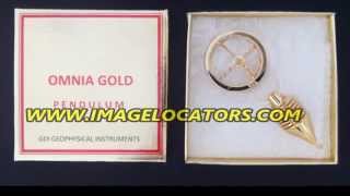 OMNIA gold dowsing pendulum
