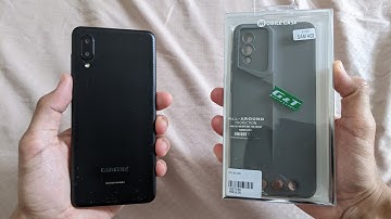 Uitpakken Samsung Galaxy A02 Achterkant Case 2025