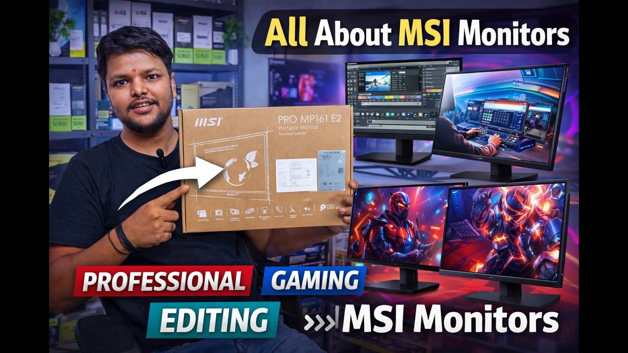 RIG X Setup 🔥 | MSI Monitor Explained | Best Gaming & Editing Monitors 2026 #nehruplace #moniter