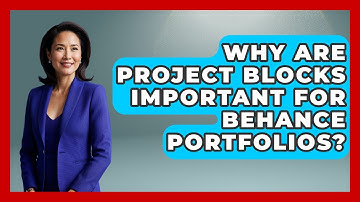 Why Are Project Blocks Important For Behance Portfolios? - The Virtual Art Desk