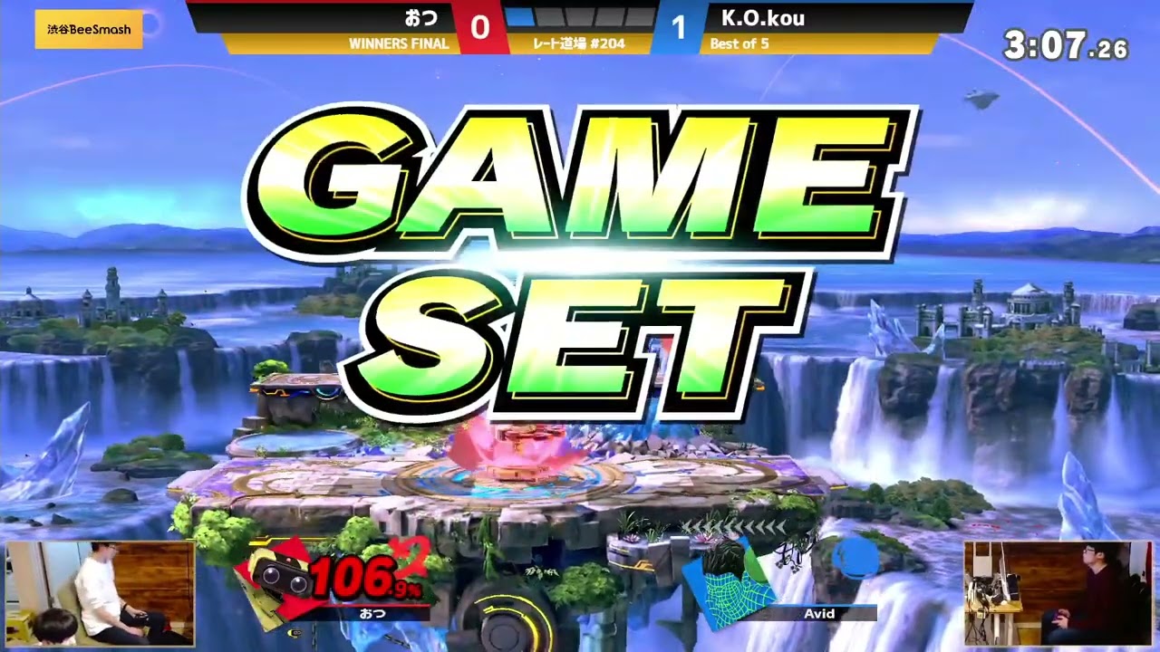 BeeSmash DOJO #204 WF - おつ (ロボット) vs K.O.kou (リトル・マック