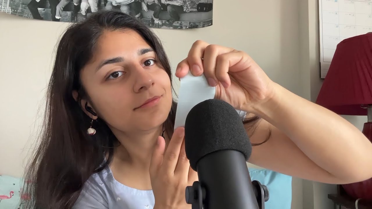 Tape ASMR (sticky noises and minimum talking)
