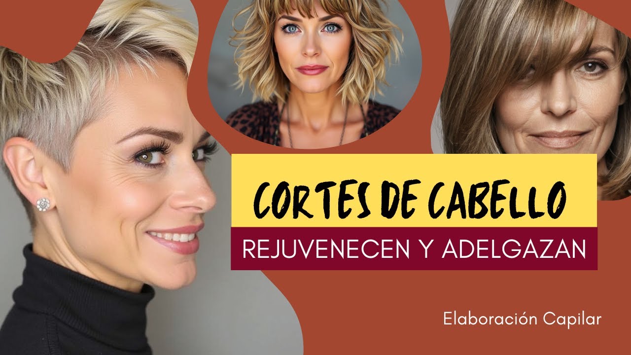 Cortes de cabello que rejuvenecen y estilizan el rostro: ¡Ideales para ...