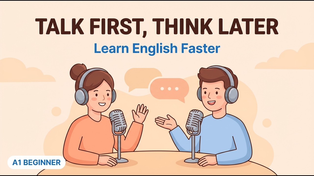 Talk First, Think Later | Learn English Faster | Real Conversation | Daily English Practice