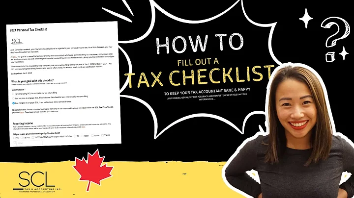 How to fill out your accountant's tax checklist?