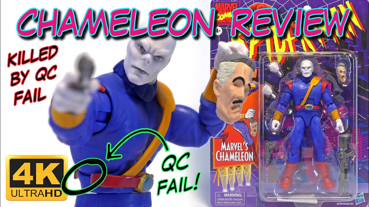 Chameleon 2025 Spider-Man Retro Unboxing Review Hasbro Marvel Chameleon 2025 Spider-Man Retro Unboxing Review Hasbro Marvel