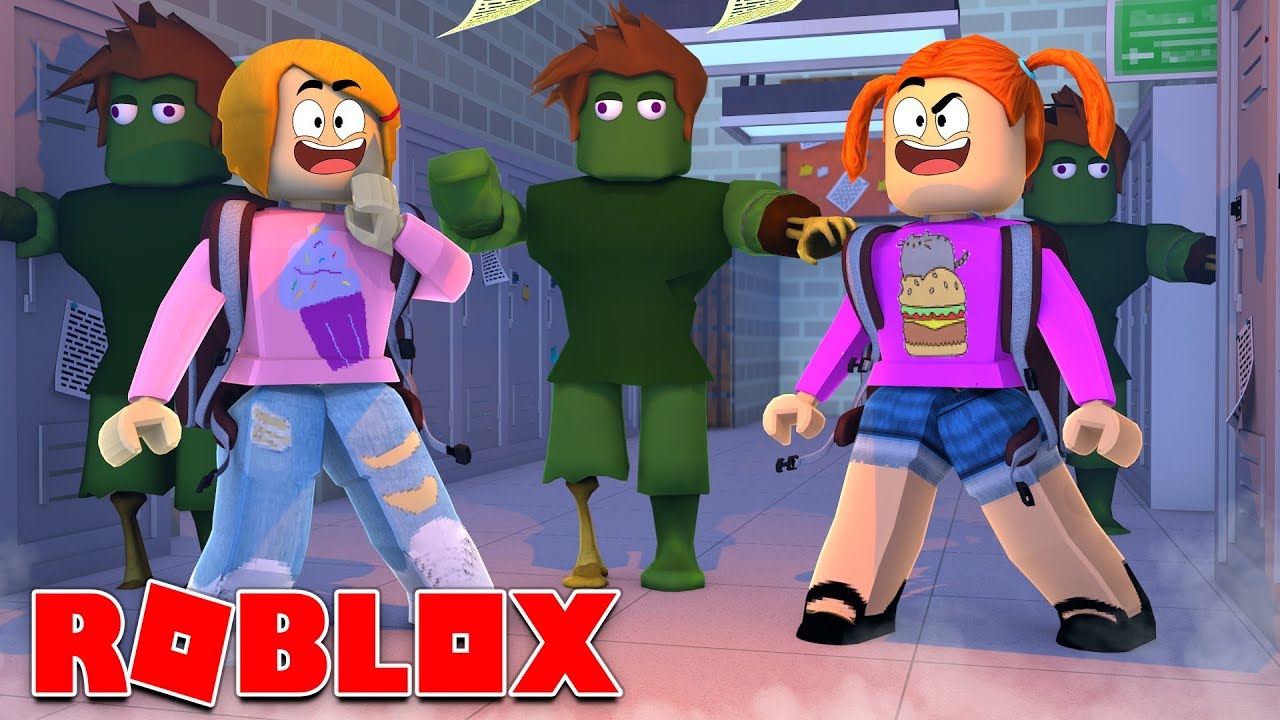 Roblox Role Play Back To School At Zombie High Youtube - zombie nurse top roblox