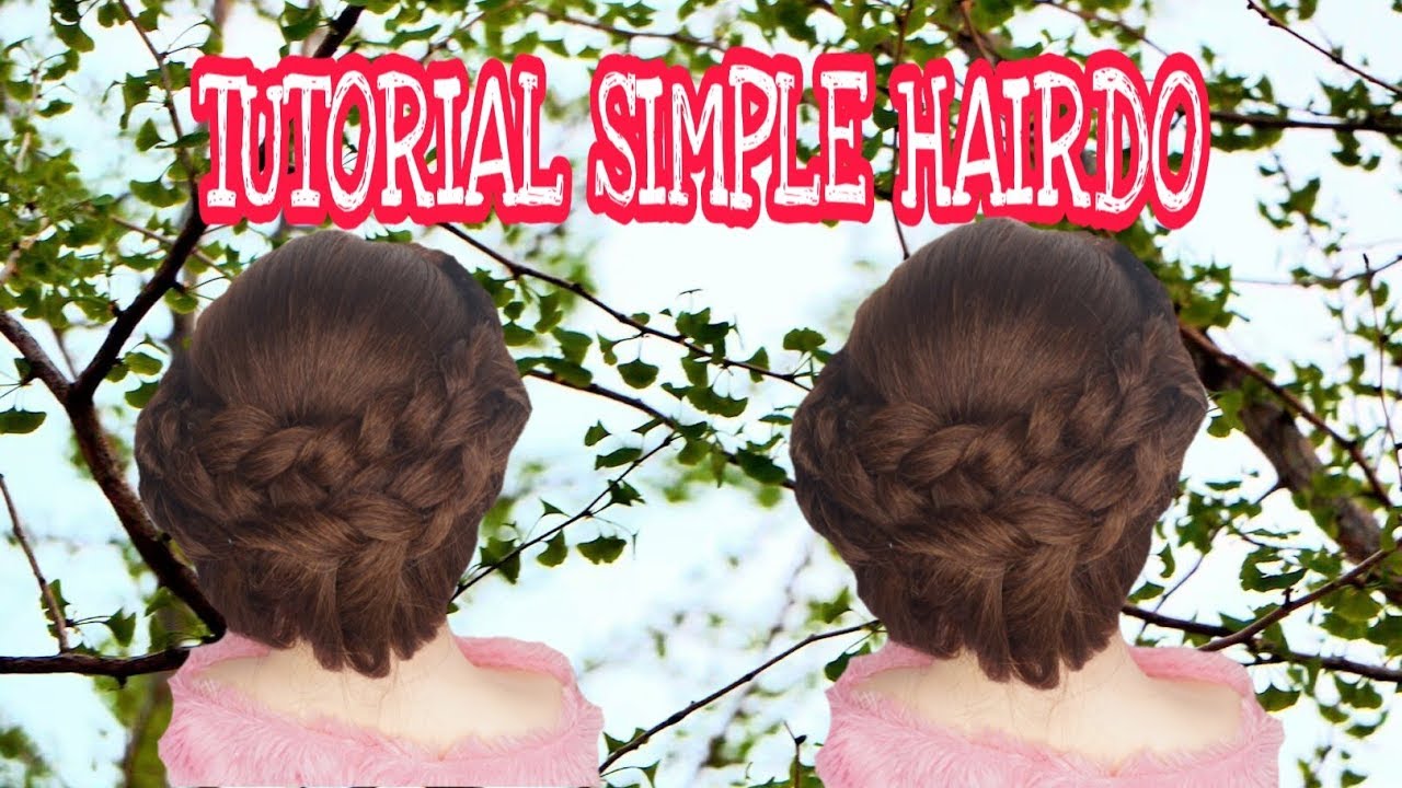 EASY SIMPLE HAIRDO, HAIRDO TEKNIK KEPANG, hairdo for long hair