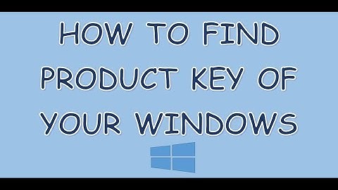 How to find Product Key of your Windows | Windows 7, 8, 8.1, 10