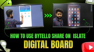 How To Use Bytello Share On iSLate Digital Board | Digital Board Software | Bytello Share screenshot 3