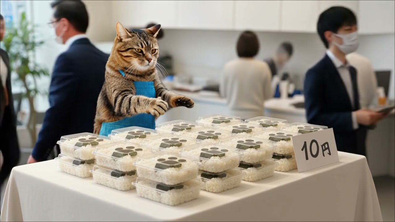 Part-Time Cat Haru [Season 3] Ep 7 – Haru Goes Out to Sell Bento