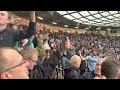 Manchester City fans singing Ole’s at the Wheel at Old Trafford, 6/11/21