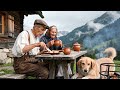 Happy Old Age Of An Elderly Couple in an Alpine Village |The Hidden Life of Swiss Mountain Villagers