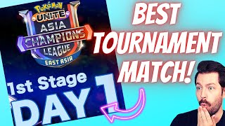 BEST Pokemon Unite Asia League TOURNAMENT MATCH! Day 1