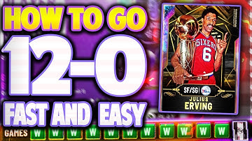 HOW TO GO 12-0 TO GET A FREE GALAXY OPAL!! WIN 100% OF YOUR MYTEAM UNLIMITED GAMES! NBA 2K20