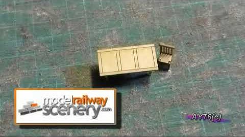 Building A Model Railway - Scenics (Wagon Load + Chairs & Tables)