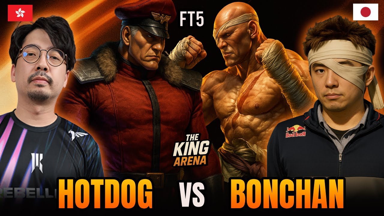 SF6 FT5 ▰ BONCHAN (Sagat) vs HOTDOG (M.bison) INSANE MATCH ▰ Street Fighter 6