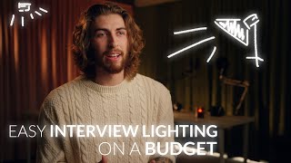 Budget Interview Lighting