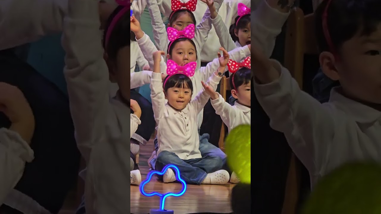 채은이 유치원 발표회 