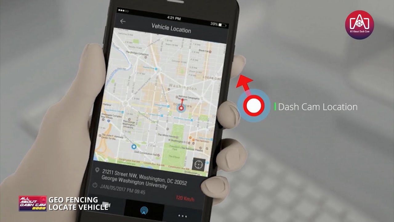 Dash Cam features with GPS - YouTube