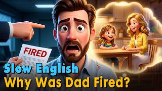Why Was Dad Fired? | Easy English Listening Practice Story (A1-A2 Level)