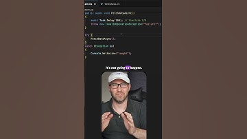 The Danger of "async void" #csharp #dotnet #coding