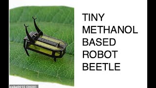 Beyond batteries: scientists build methanol-powered tiny robot RoBeetle: science news 2020