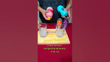 Drinks Babalu de uva e morango com fanta e Corote. Será que é bom mesmo??? #shorts #corote #babalu