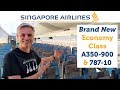 Singapore Airlines' BRAND NEW Economy Class - A350-900 & 787-10