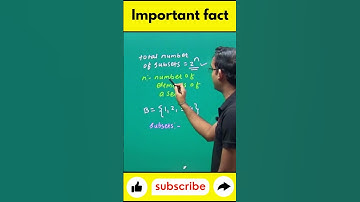 Subsets in Set Theory 🟢 | Definition & Quick Examples #MathsShorts #SetTheory