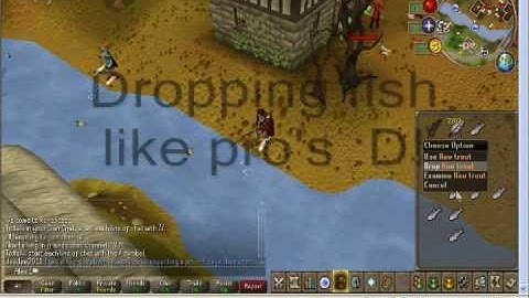RuneScape - guide to use mouse keys(drop fishs) for windows xp