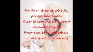 Video thumbnail of "Christina Aguilera - Just a Fool (Ft. Blake Shelton) (Lyrics)"