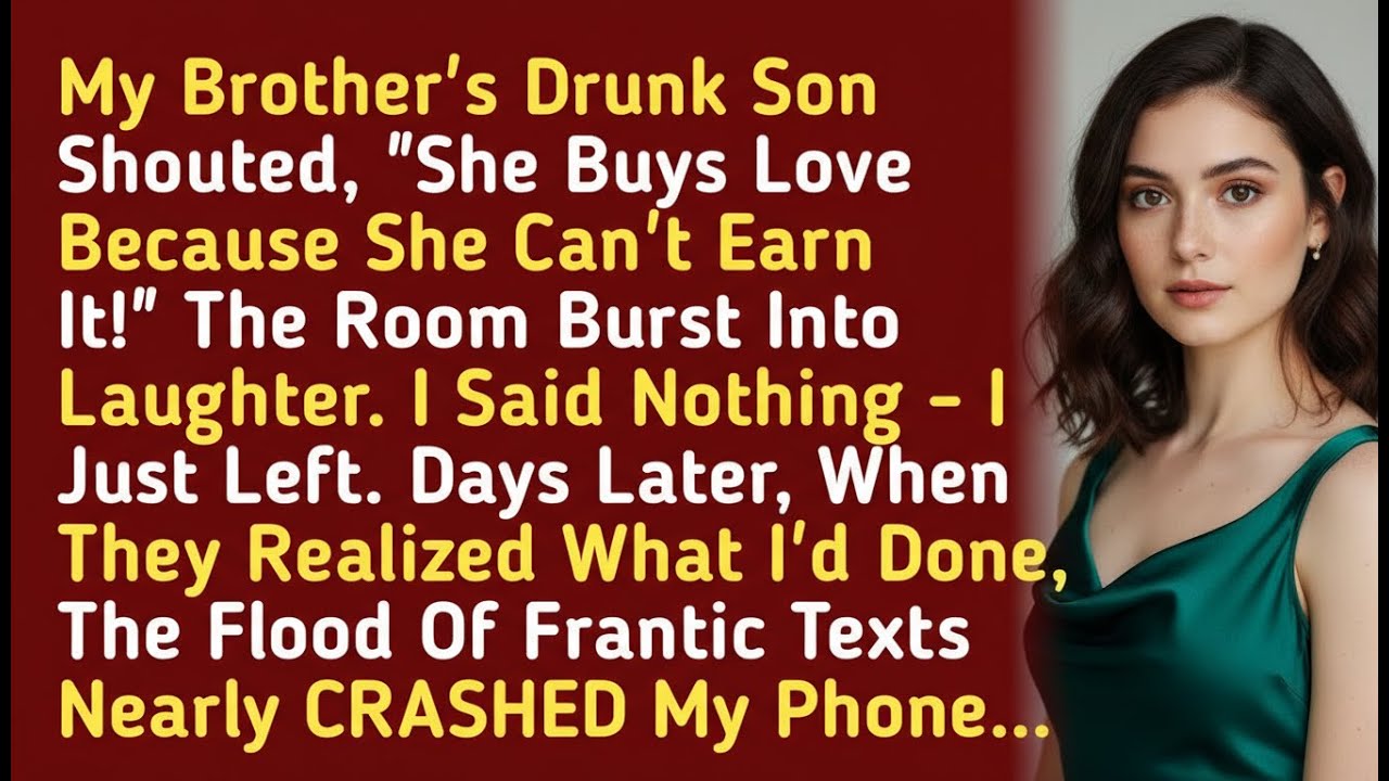 He Screamed “She Buys Love!” at a Family Party — What Happened Next Froze the Roo..