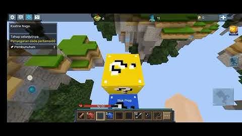 this is the first time playing lucky block (blockman go)