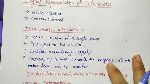 Data Representation of Information | Niharika Panda