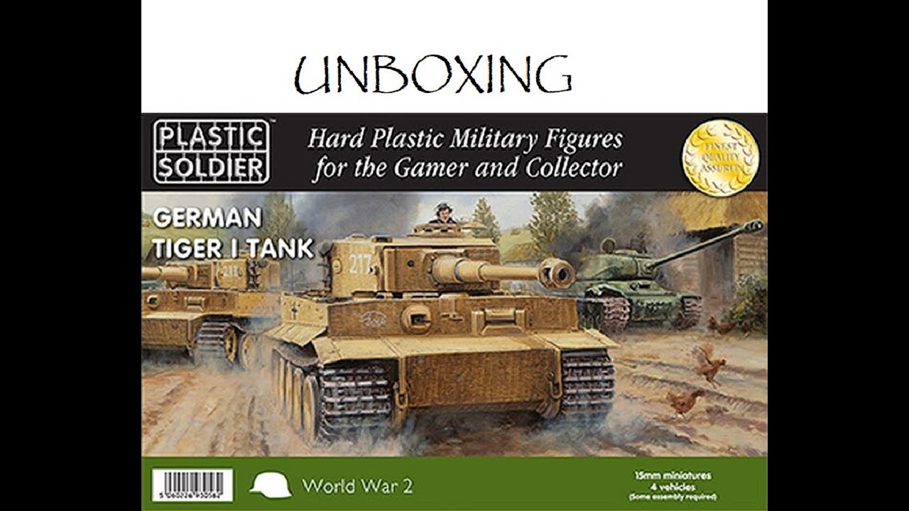 Plastic Soldier Company: Panzer VI Gussrahmen Unboxing deutsch